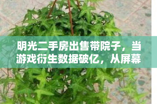 明光二手房出售带院子,当游戏衍生数据破亿,从屏幕炸到音乐综艺的破圈,意想不到的跨界联动! 明光二手房出售带院子,当游戏衍生数据破亿,从屏幕炸到音乐综艺的破圈,意想不到的跨界联动!