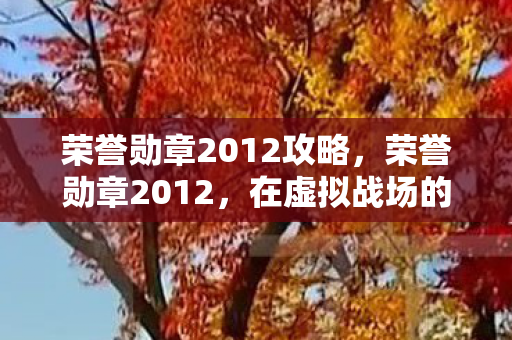 荣誉勋章2012攻略,荣誉勋章2012,在虚拟战场的层级迷宫中,自由意志与宿命悖论的灵魂震颤 荣誉勋章2012攻略,荣誉勋章2012,在虚拟战场的层级迷宫中,自由意志与宿命悖论的灵魂震颤