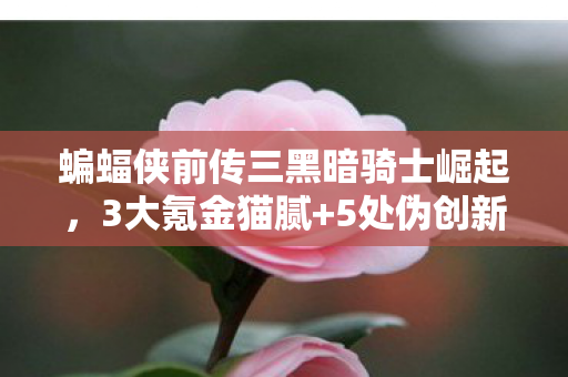 蝙蝠侠前传三黑暗骑士崛起，3大氪金猫腻+5处伪创新！这IP续作让人上头到想砸键盘