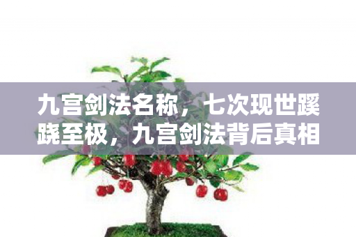 九宫剑法名称，七次现世蹊跷至极，九宫剑法背后真相让人后背发凉！