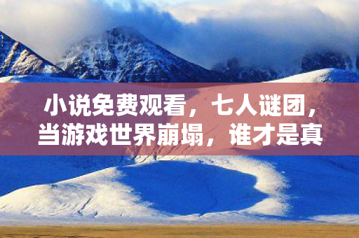 小说免费观看,七人谜团,当游戏世界崩塌,谁才是真正的破防者? 小说免费观看,七人谜团,当游戏世界崩塌,谁才是真正的破防者?