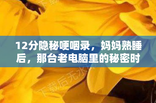 12分隐秘哽咽录，妈妈熟睡后，那台老电脑里的秘密时光