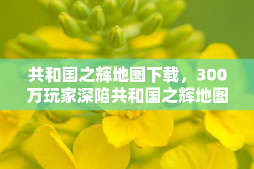 共和国之辉地图下载,300万玩家深陷共和国之辉地图谜团,真相揭晓时集体破防! 共和国之辉地图下载,300万玩家深陷共和国之辉地图谜团,真相揭晓时集体破防!