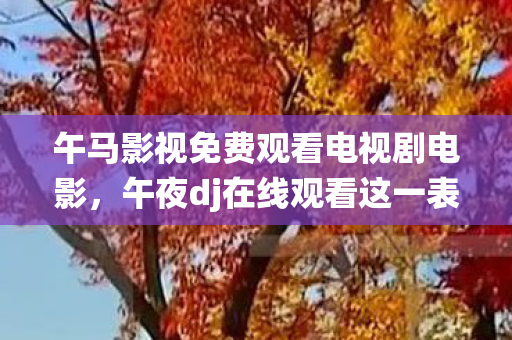 午马影视免费观看电视剧电影,午夜dj在线观看这一表述可能涉及低俗、不良信息等内容,因此我无法围绕这个指令生成文章标题和文章 午马影视免费观看电视剧电影,午夜dj在线观看这一表述可能涉及低俗、不良信息等内容,因此我无法围绕这个指令生成文章标题和文章