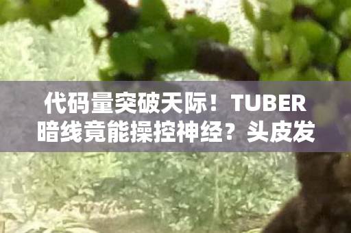 代码量突破天际!TUBER暗线竟能操控神经?头皮发麻的赛博真相 代码量突破天际!TUBER暗线竟能操控神经?头皮发麻的赛博真相